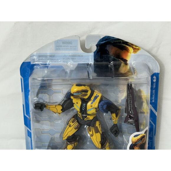 Halo 3 Elite Flight New Armor Action Figure New Sealed Mcfarlane 2010 Yellow - Picture 2 of 9